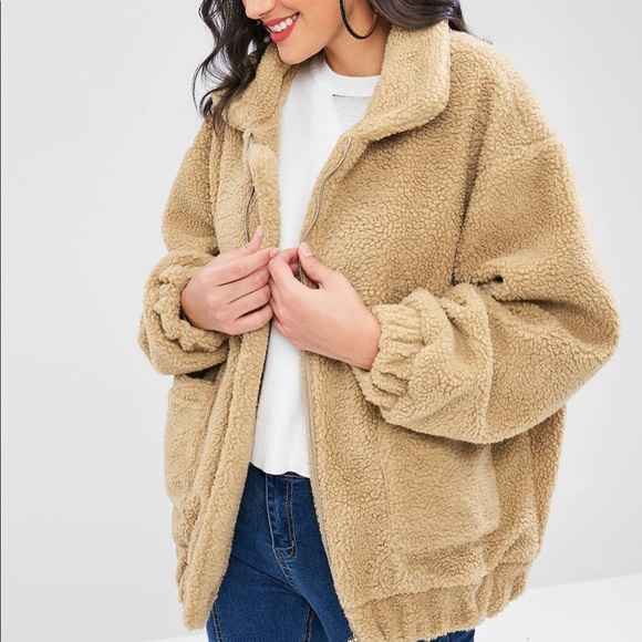 Zaful teddy bear coat - Picture 3 of 3